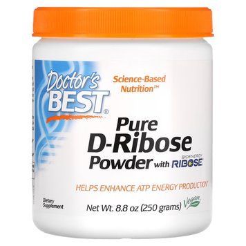 Doctor's Best Pure D-Ribose Powder, 250 грам CN11418 фото