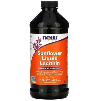 NOW Sunflower Lecithin, 473 мл CN11787 фото
