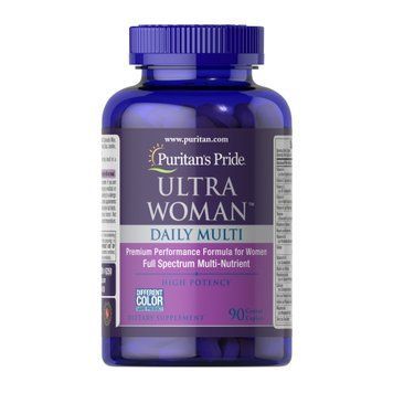 Ultra Woman&trade; Daily Multi Timed Release with Zinc - 90 caps (Повреждена этикетка) 2023-10-7978 фото