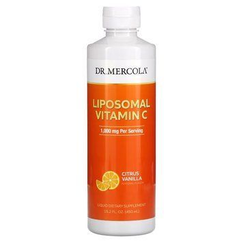 Dr. Mercola Liposomal Vitamin C, 450 мл - Ваниль-цитрус CN9543-1 фото