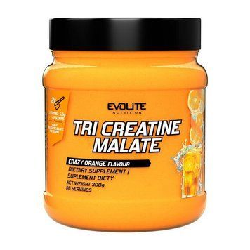 Evolite Nutrition Tri Creatine Malate, 300 грам - Апельсин CN14843-1 фото