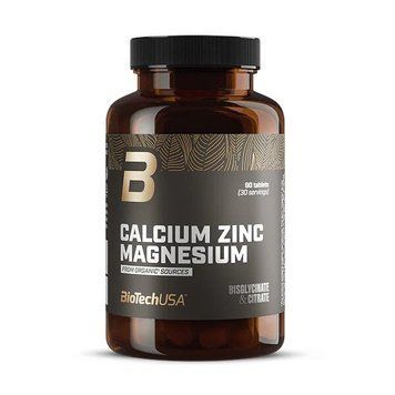 BioTech from Organic Sources Calcium Zinc Magnesium, 90 таблеток CN17092 фото