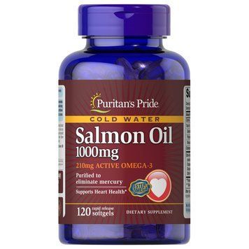 Puritan's Pride Salmon Oil 1000 mg, 120 капсул CN10621 фото