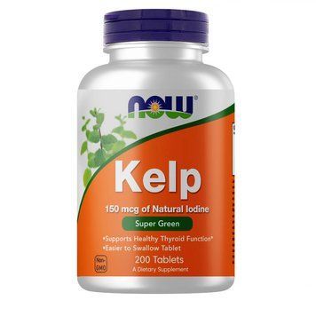 NOW Kelp 150 mcg, 200 таблеток CN4490 фото