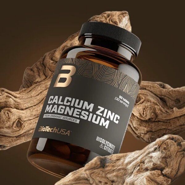 BioTech from Organic Sources Calcium Zinc Magnesium, 90 таблеток CN17092 фото