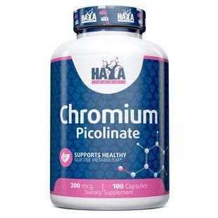 Haya Labs Chromium Picolinate 200 mg, 100 капсул CN12126 фото