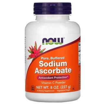 NOW Sodium Ascorbate, 227 грамм CN11652 фото