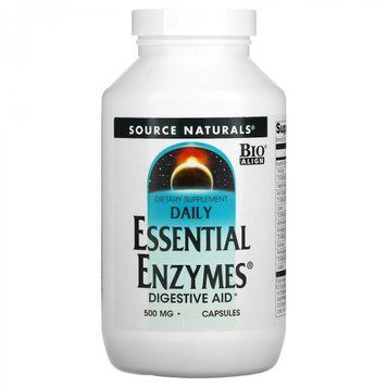 Source Naturals Daily Essential Enzymes 500 mg, 120 капсул CN12620 фото