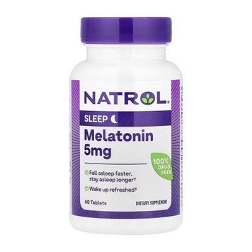Melatonin 5mg - 60 tabs 2023-10-6234 фото