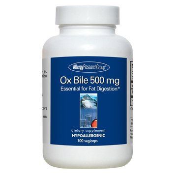 Allergy Research Group Ox Bile 500 mg, 100 капсул CN3935 фото