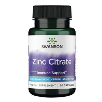 Zinc Citrate 50mg - 60caps (Повреждена банка) 2023-10-7979 фото