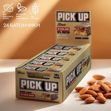 FitWin Pick Up, 24*45 грамм - Карамель-миндаль CN15676 фото