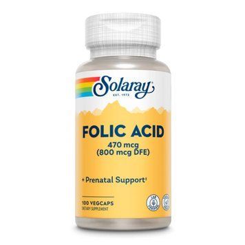 Folic Acid 470 mcg (800 mcg DFE) - 100 caps 2023-10-4428 фото