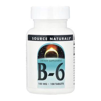 Vitamin B-6 100 mg - 100 tabs 2023-10-6135 фото