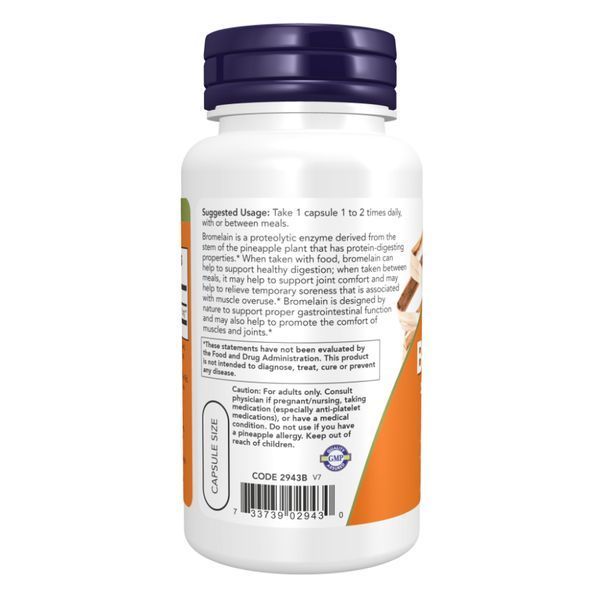 Bromelain 500mg - 120 vcaps 2022-10-2608 фото